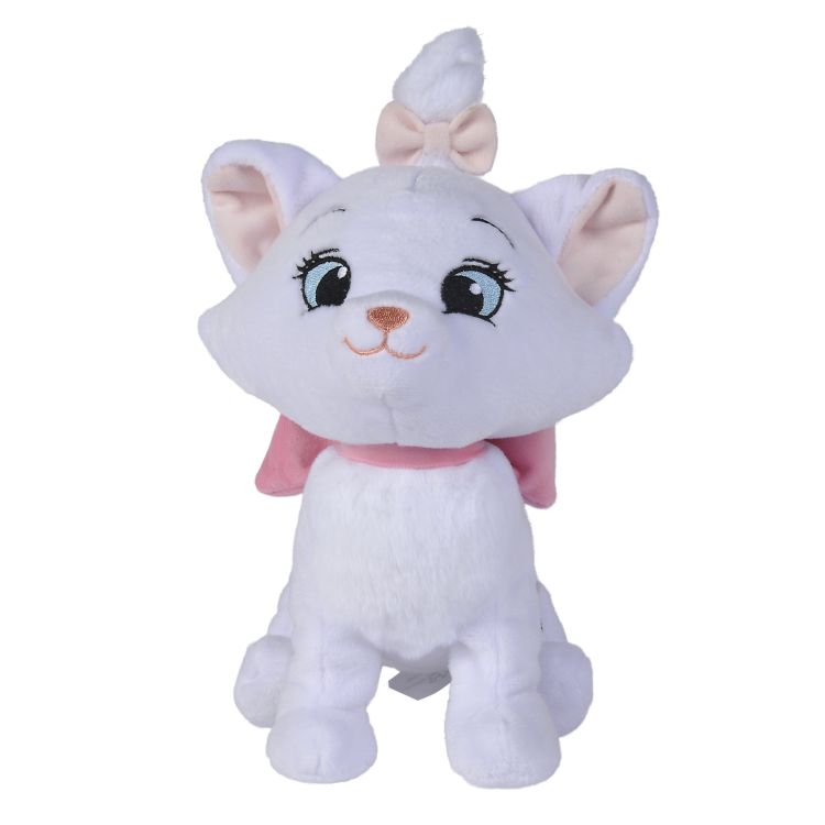  - marie chat - peluche blanc 35 cm 